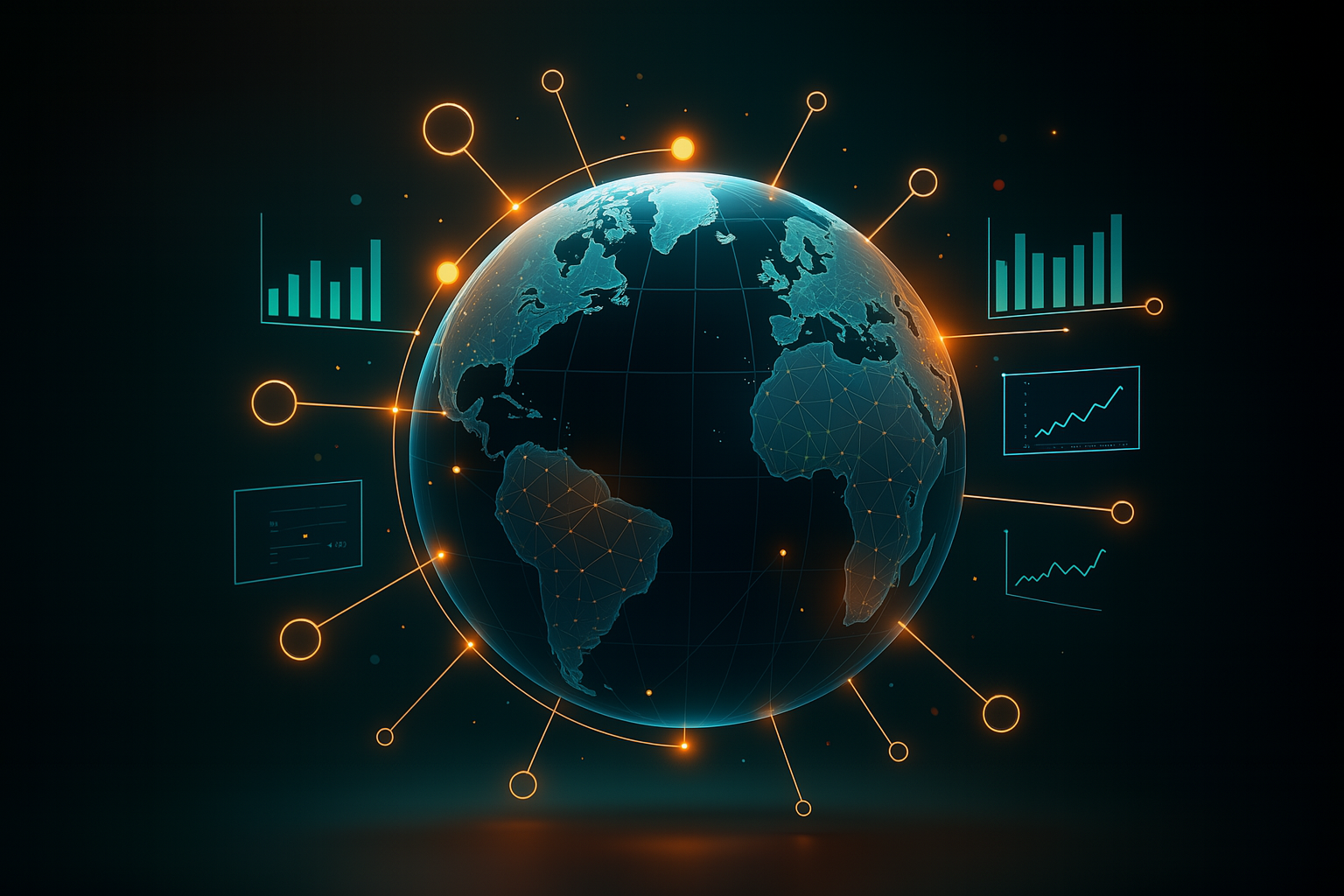 Global Network Background